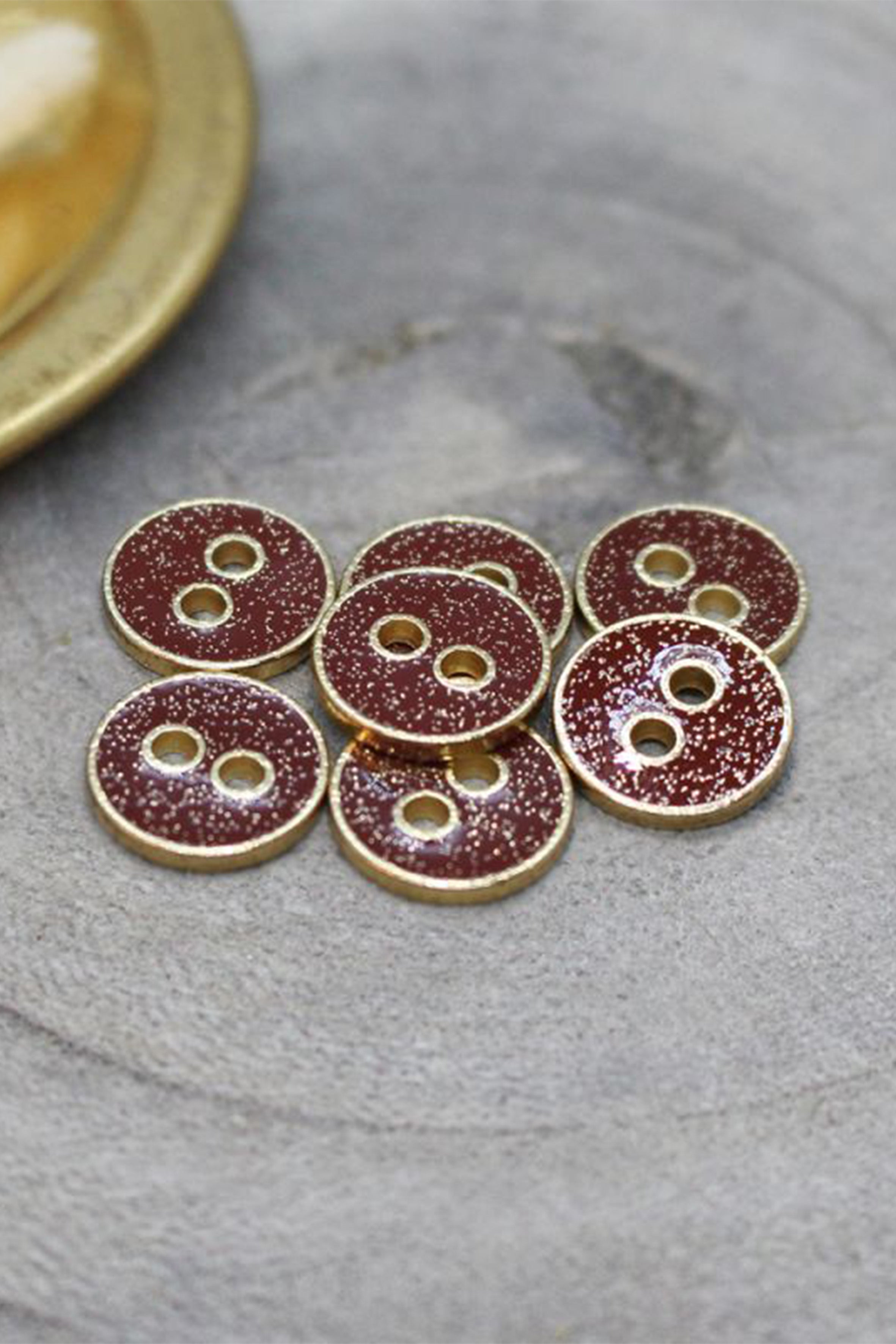 atelier-brunette-boutons-joy-glitter-amarante-x10 image 1