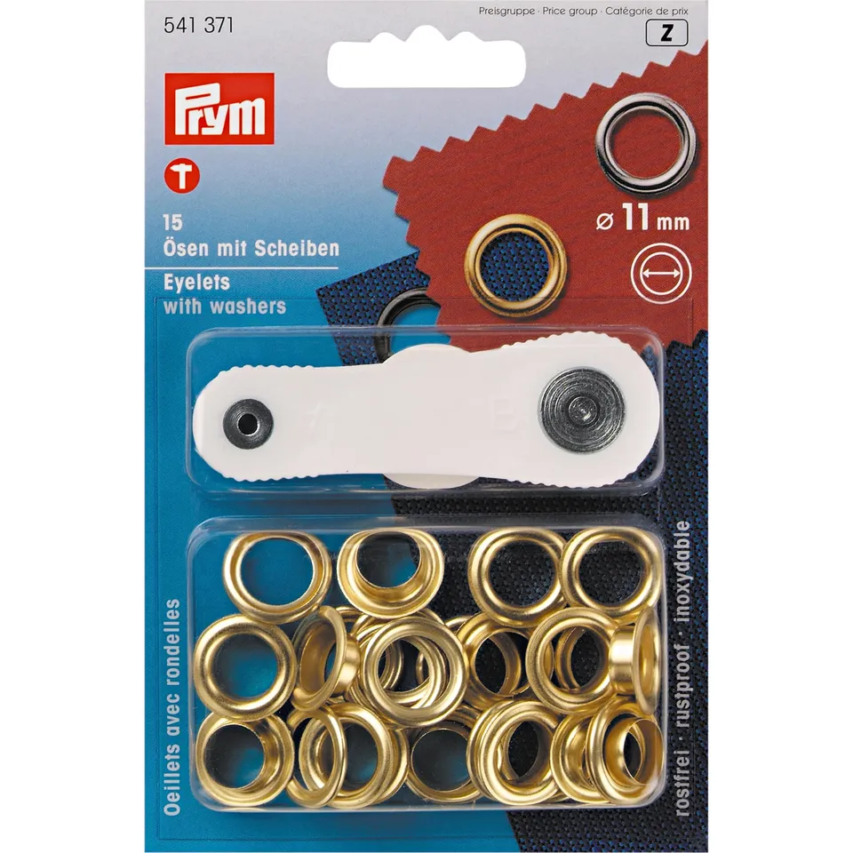 prym-illets-laiton-11-mm-15-pi-ces image 1