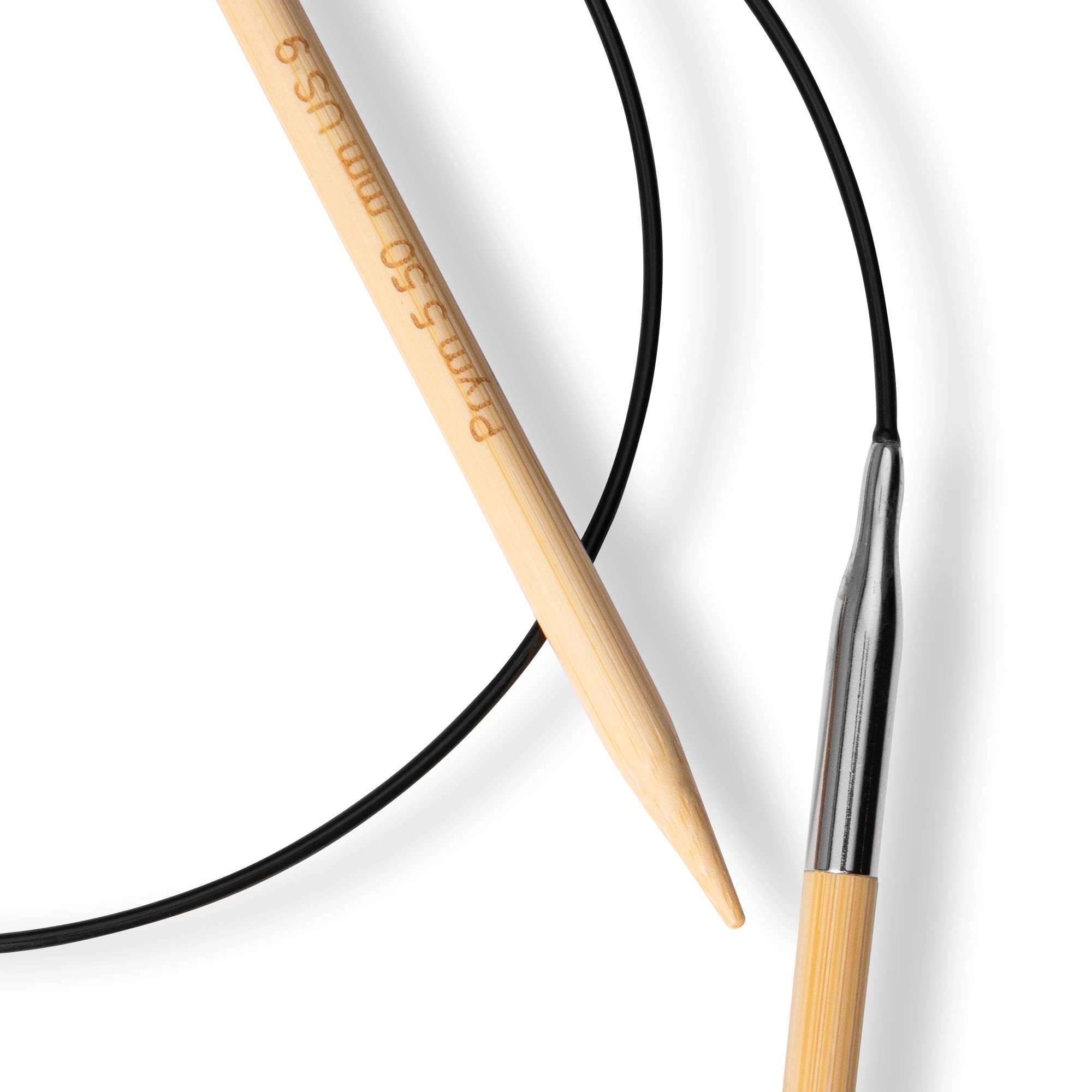 prym-1530-aiguille-circulaire-tricoter-en-bambou-naturelle-taille-unique-40-80-c image 3