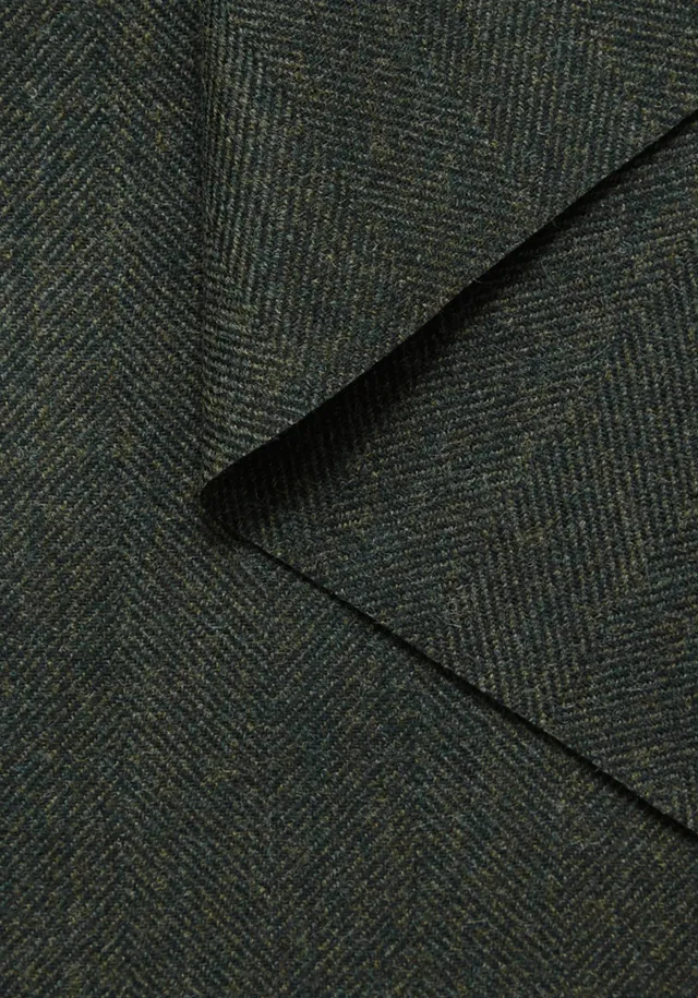 maison-fauve-tissu-manteau-drap-de-laine-double-face-chevrons-vert-for-t image 1