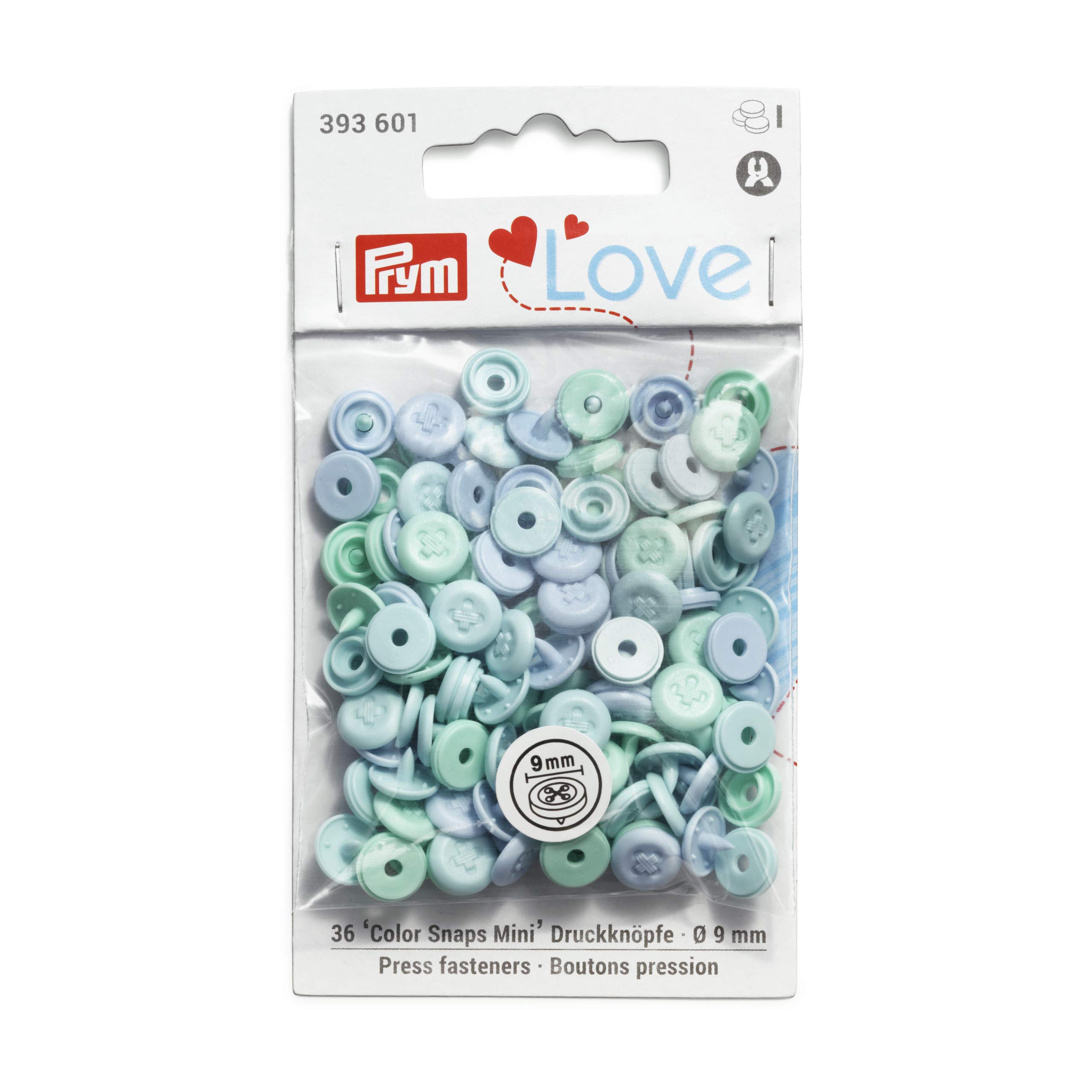 prym-love-393601-boutons-pression-color-snaps-mini-bleu-clair-optique-couture image 1