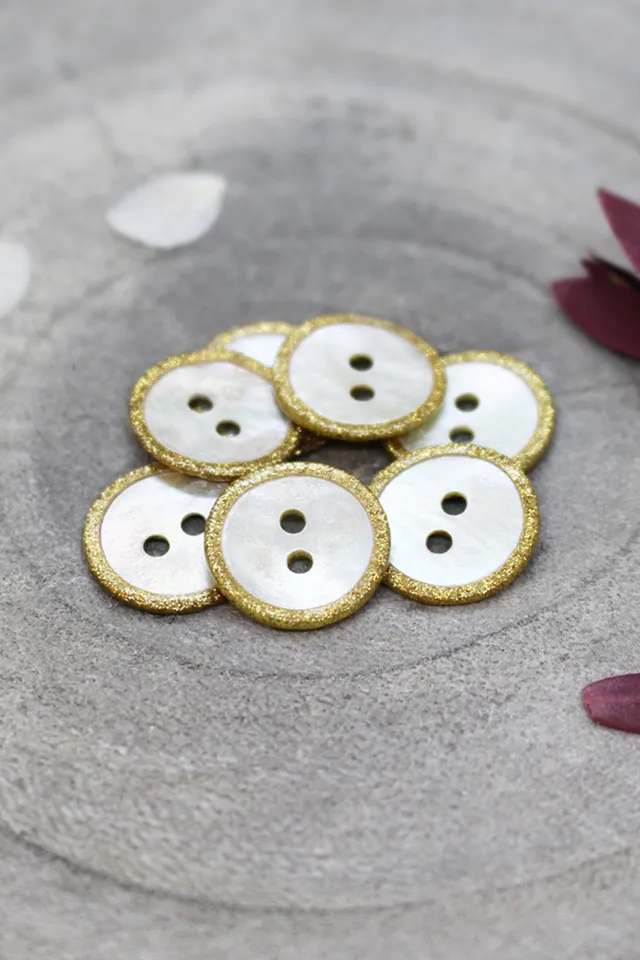 atelier-brunette-boutons-glitz-mustard-x10 image 1