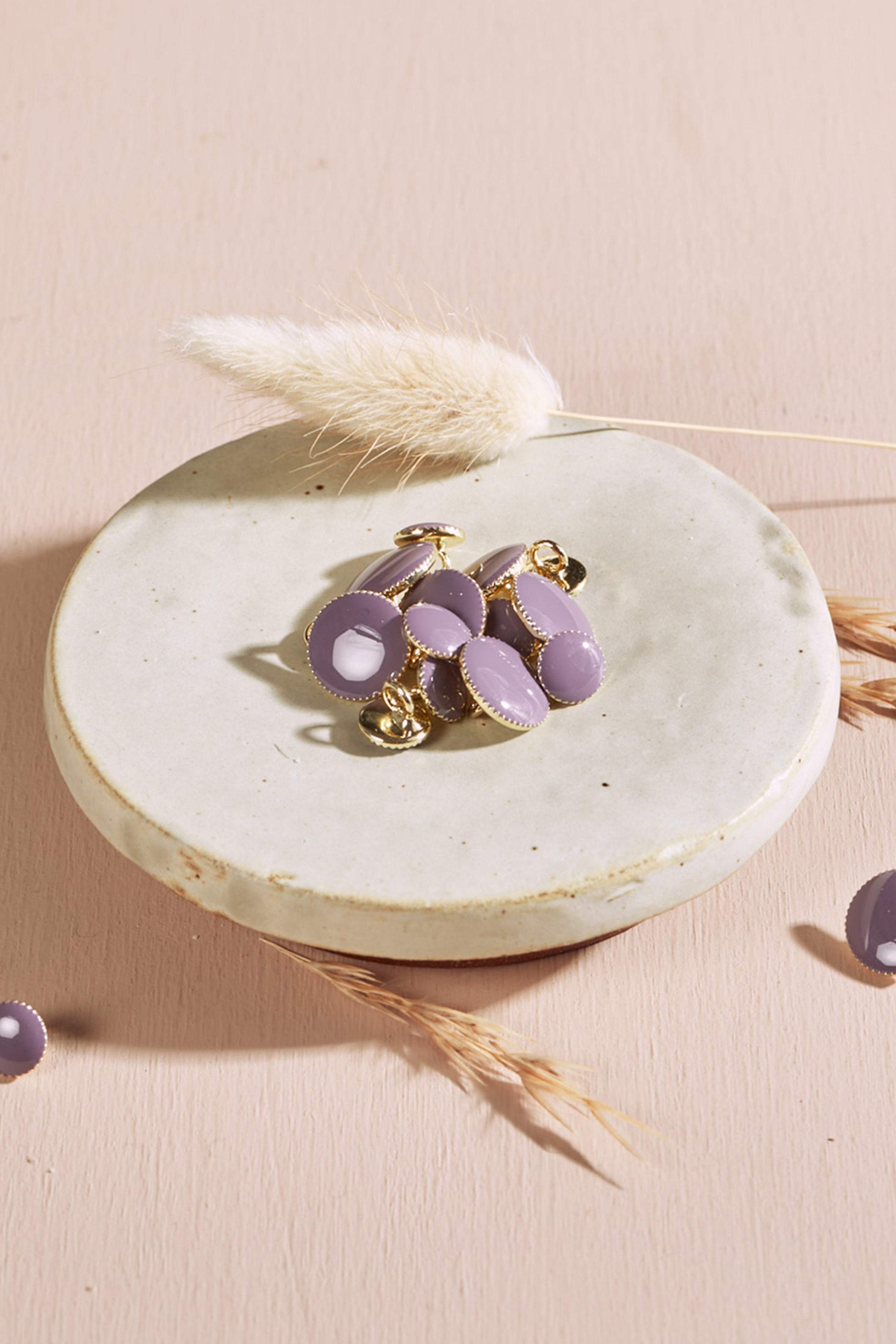 atelier-brunette-boutons-gem-divine-parma-x10-boutons-bijoux-pied-dor image 1