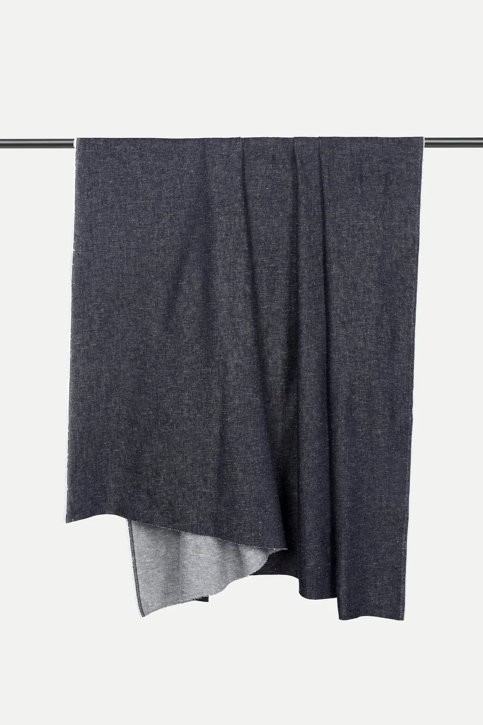 atelier-brunette-tissu-denim-coton-lin-vintage-blue-coupon-10-cm-x-147-cm image 1