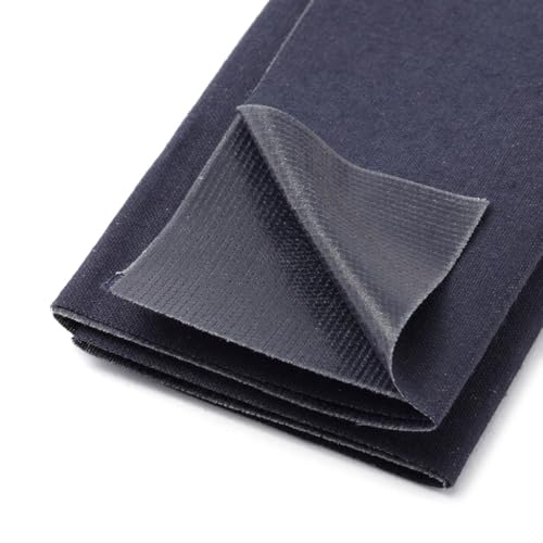 prym-pi-ce-de-r-paration-thermocollante-coton-bleu-marine-14-x-7-cm image 2
