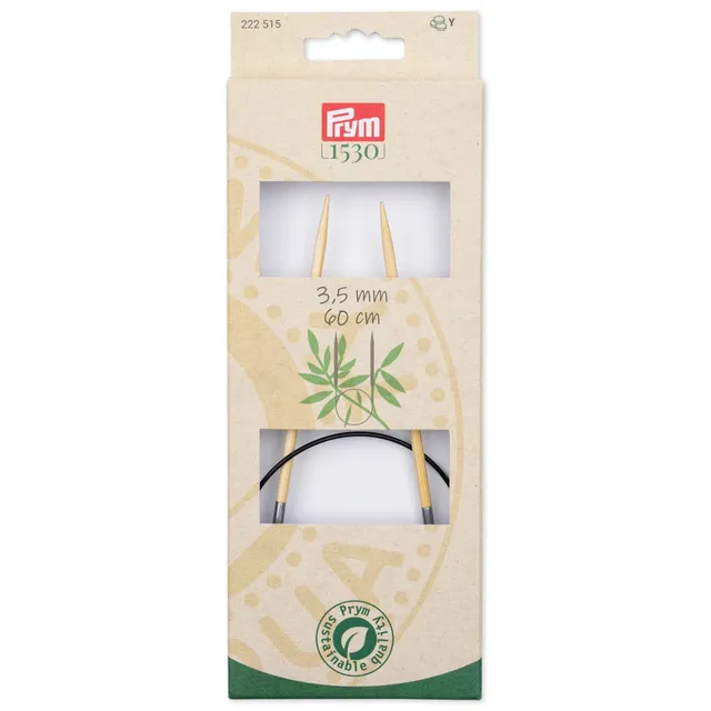 prym-1530-aiguilles-tricoter-bambou-naturel image 1