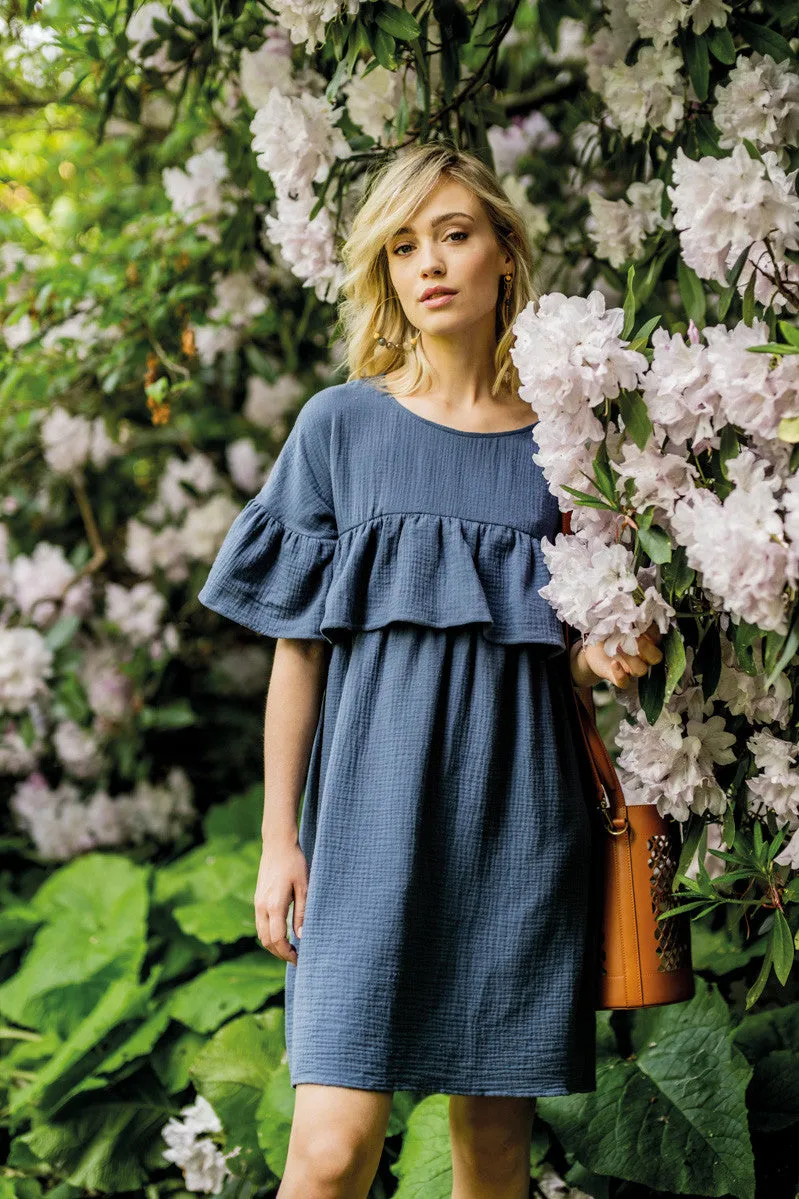fibre-mood-simone-top-patron-de-couture-top-et-robe-volants-xs-xxxl image 1