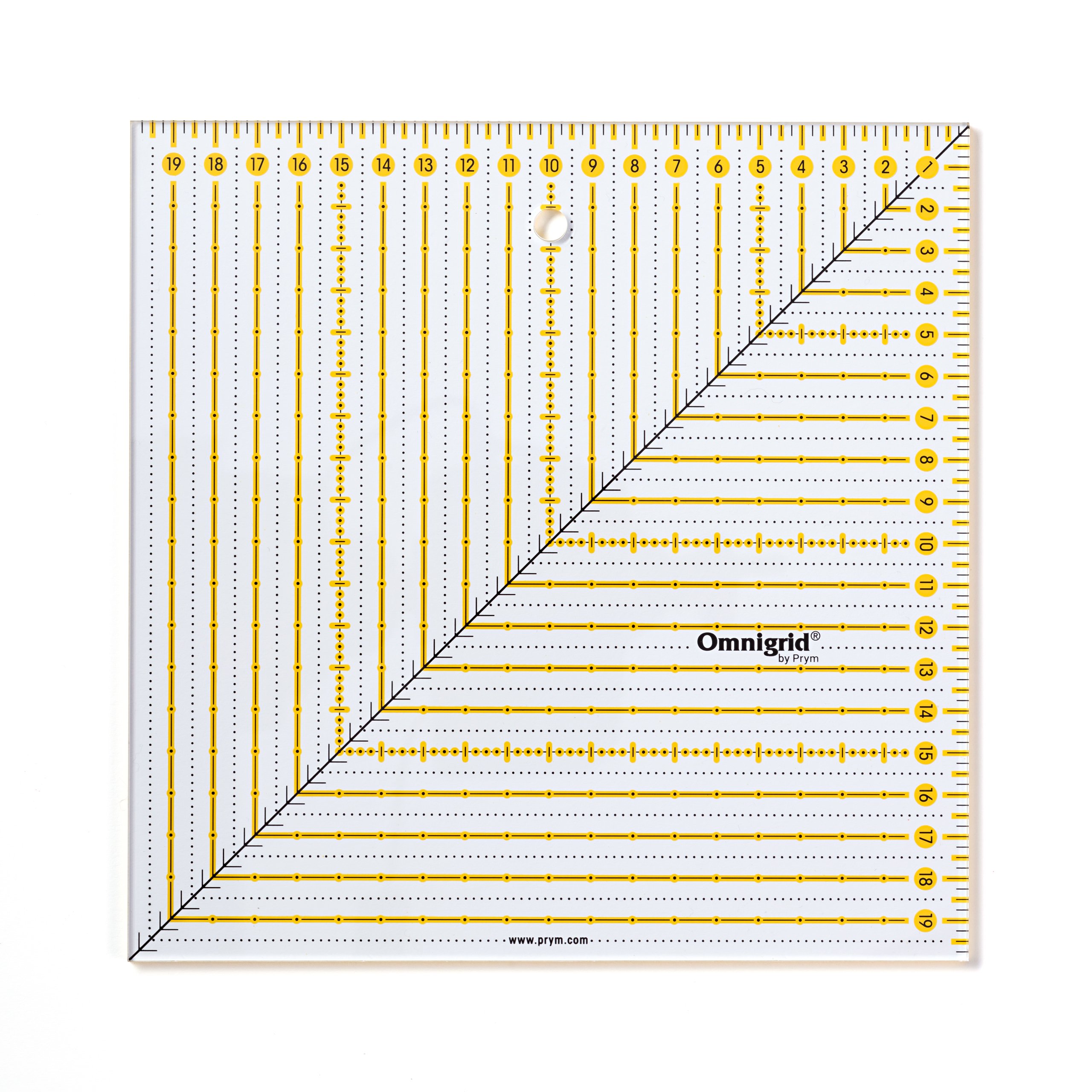 prym-611655-r-gle-patchwork-carr-e-20-x-20-cm-transparente image 2