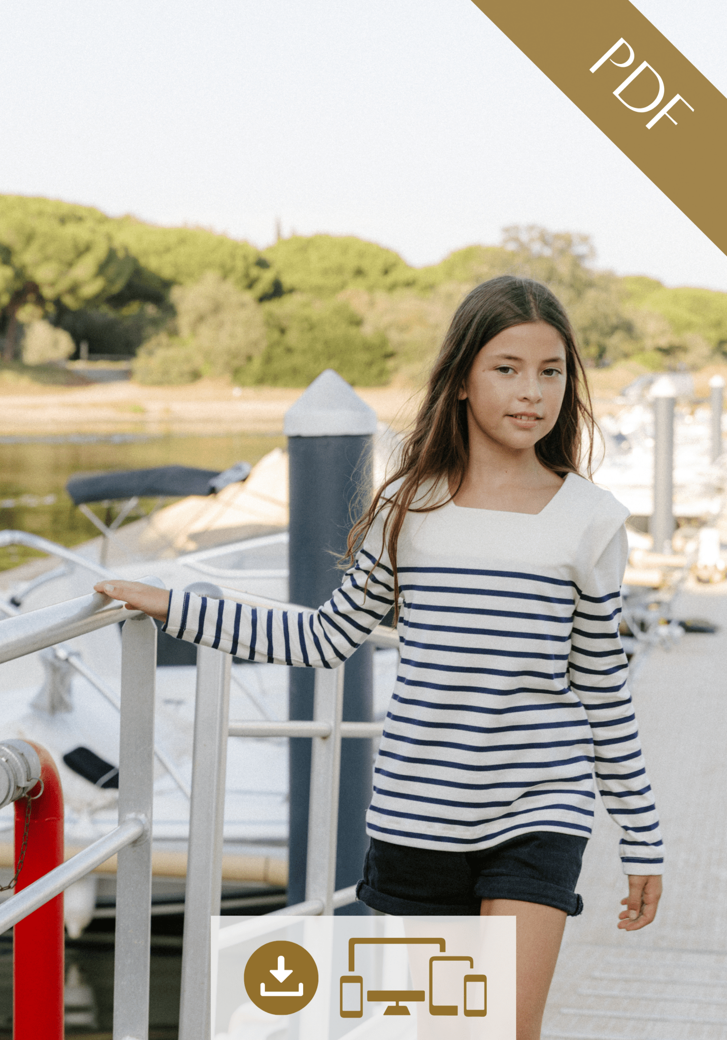 maison-fauve-patron-couture-marini-re-miss-pirate-fillette-pdf-blouse-l-chapp-e- image 1