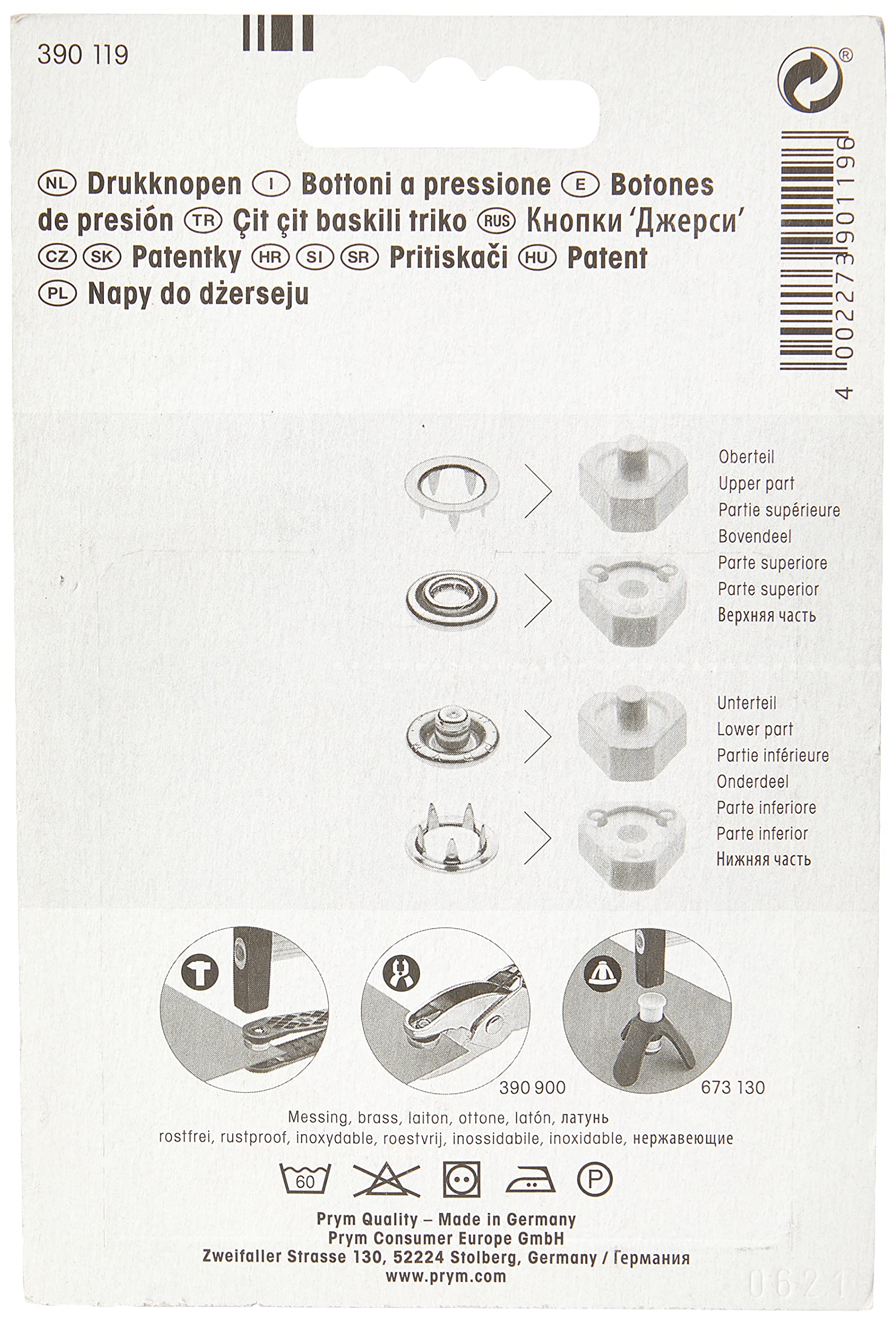 prym-boutons-pression-jersey-laiton-cuivre-10-mm image 3