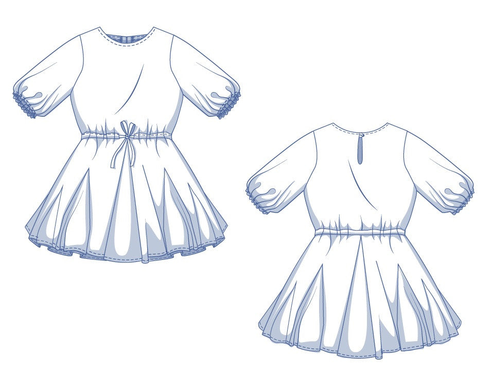 fibre-mood-meryll-robe-patron-de-couture-manches-bouffantes image 5