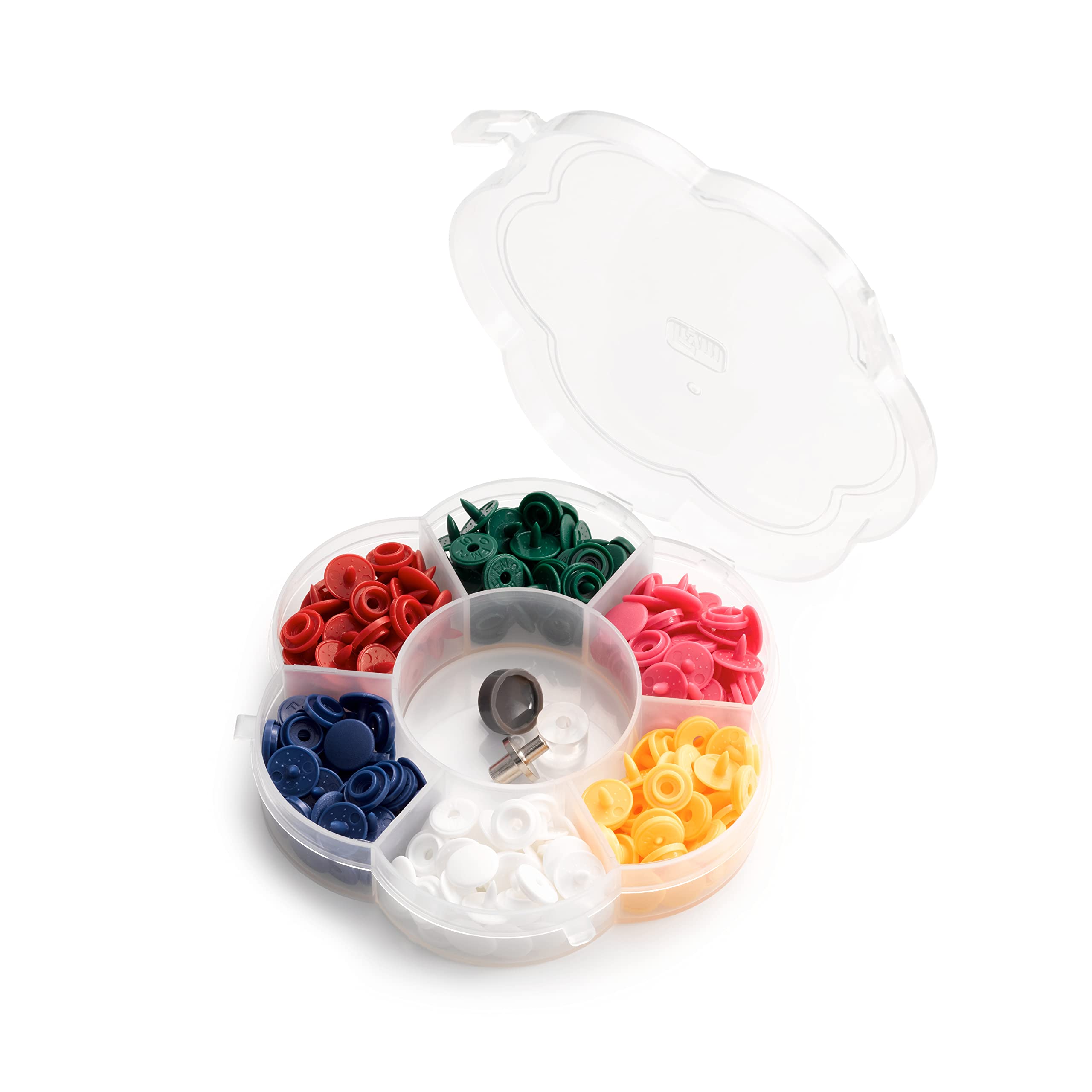 prym-love-color-snaps-mini-bo-te-72-boutons-pression-6-couleurs-kit-d-outils image 2
