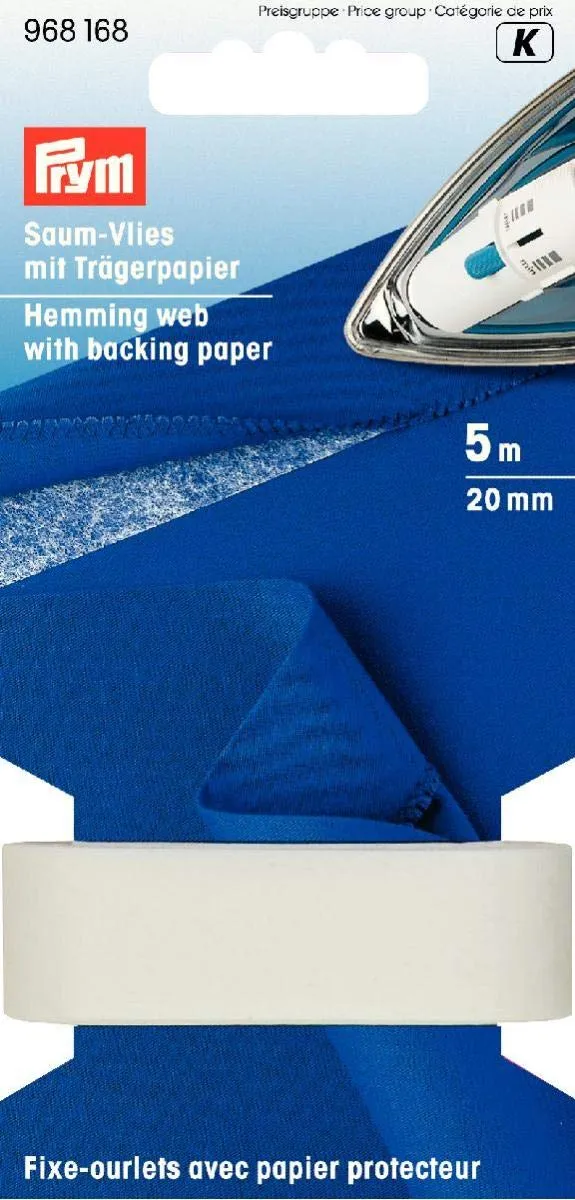 prym-originals-bande-thermocollante-ourlet-20-mm-x-5-m-blanc image 1