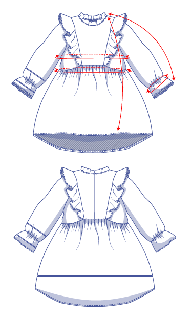 fibre-mood-billa-robe-patron-de-couture-robe-fille-volants-2-14-ans image 5