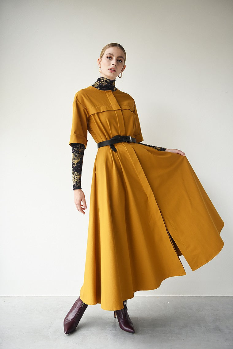 fibre-mood-faye-robe-patron-de-couture-robe-chemise-poches-version-maxi image 7