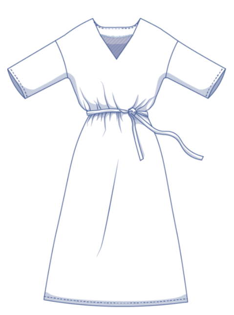 fibre-mood-violet-robe-patron-de-couture-32-58-robe-ample-col-v image 5