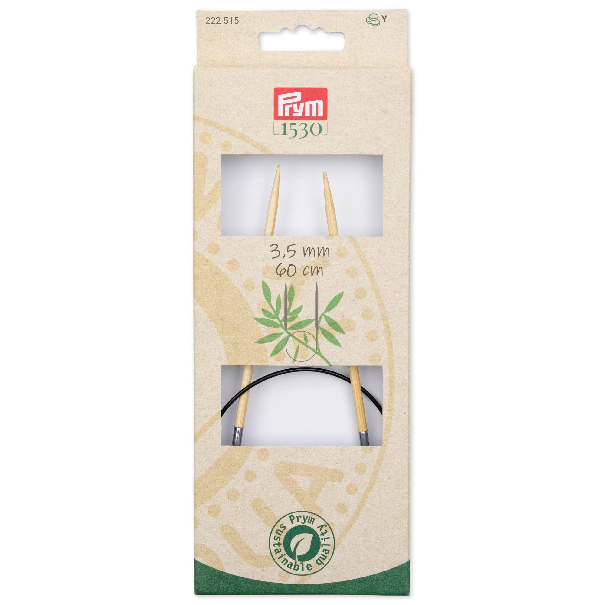 prym-1530-aiguilles-tricoter-bambou-naturel image 1