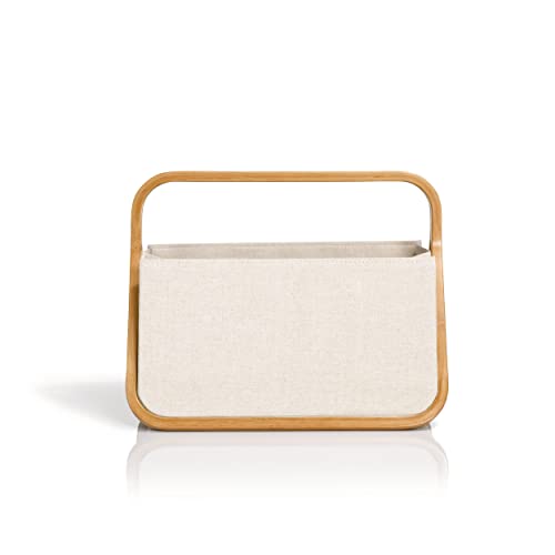prym-612563-panier-de-rangement-canvas-bamboo-nature image 5
