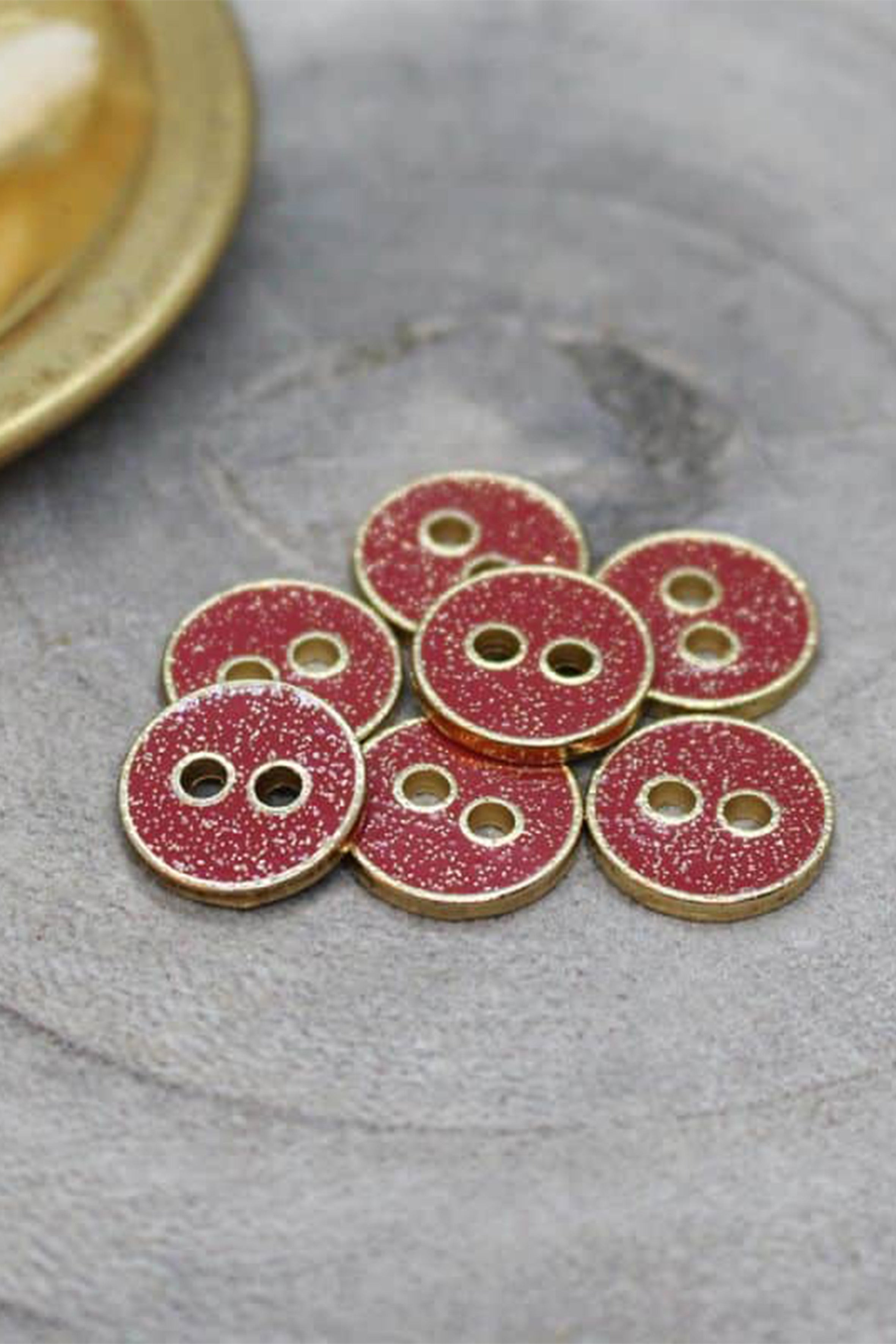 atelier-brunette-boutons-joy-glitter-terracotta-x10-boutons-mercerie image 2