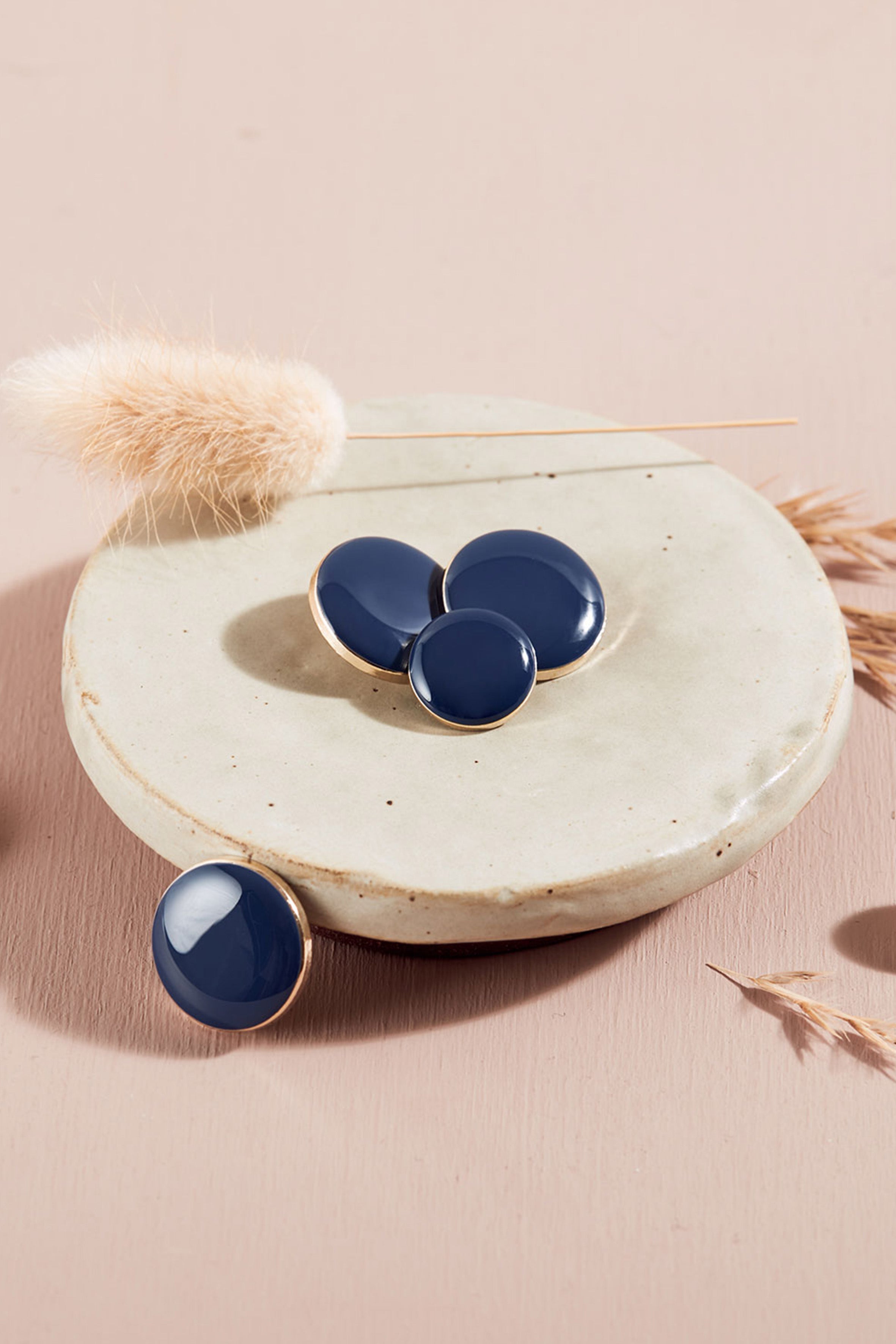 atelier-brunette-boutons-dotty-cobalt-x10-mercerie image 1