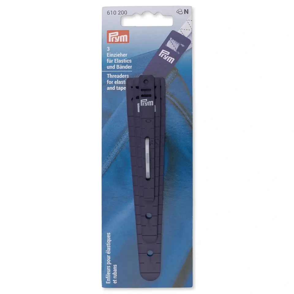 prym-610200-enfileurs-pour-lastiques-et-rubans-set-de-3-color-s-orange-vert-jaun image 1