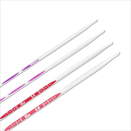 prym-194000-aiguilles-tricoter-2-pointes-prym-ergonomics-jeu-2-5-4-0-mm-20-cm-al image 5