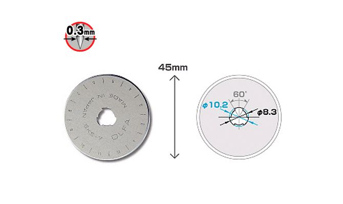 atelier-brunette-lame-de-rechange-cutter-olfa-45-mm image 3