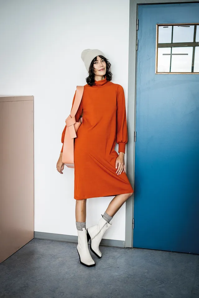 fibre-mood-daniella-robe-patron-de-couture-trap-ze-col-roul image 1