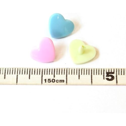 prym-love-boutons-pression-color-snaps-c-ur-12-4-mm-rose-vert-bleu-clair image 7