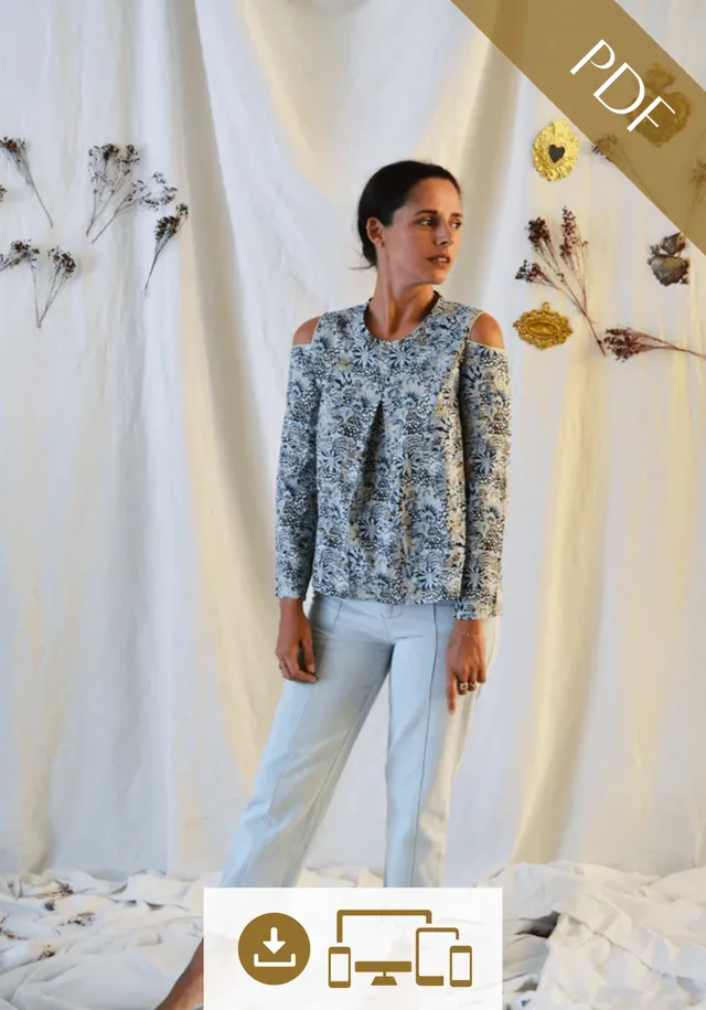 maison-fauve-patron-couture-top-balmoral-pdf-tailles-34-56 image 1
