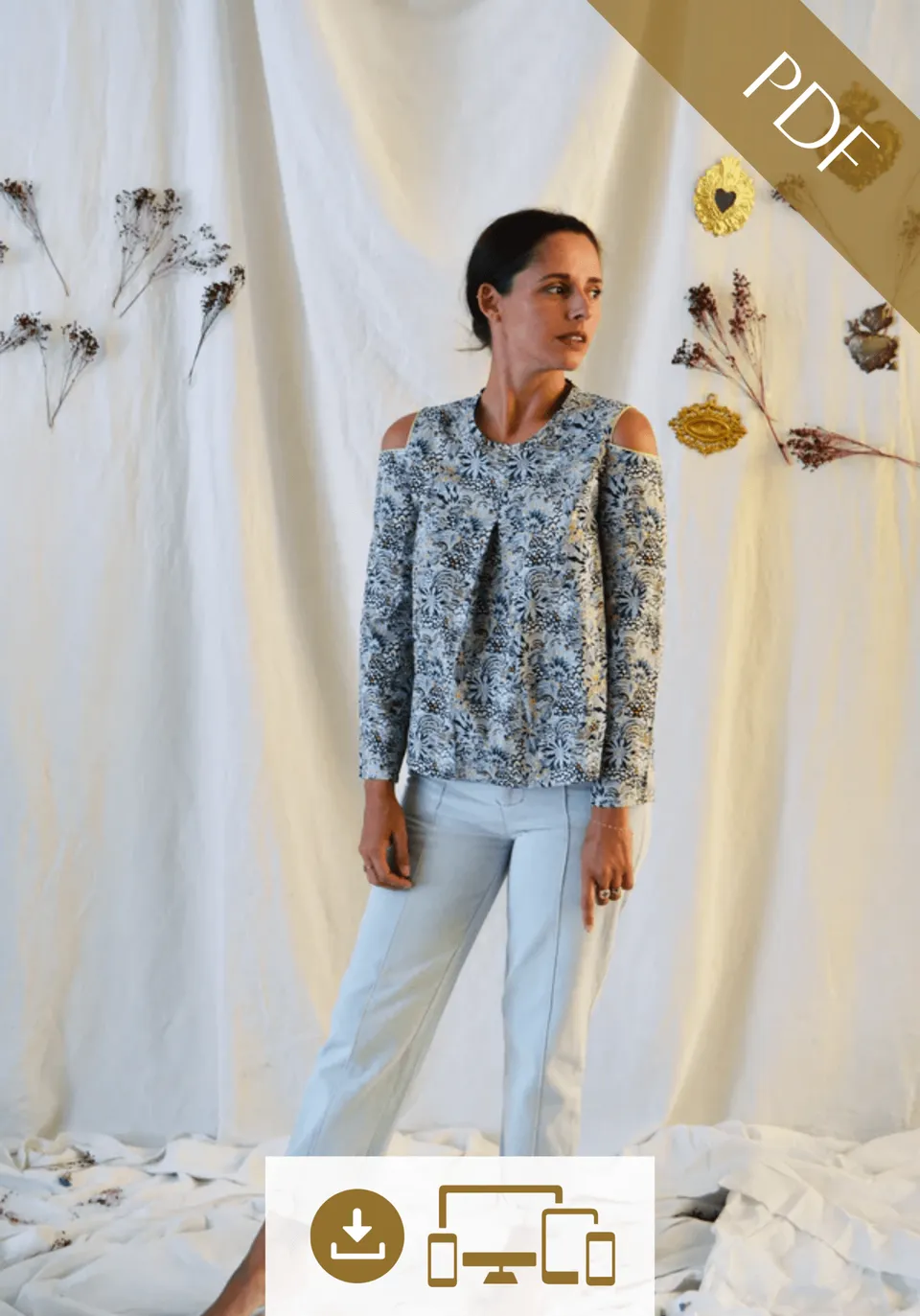 maison-fauve-patron-couture-top-balmoral-pdf-tailles-34-56 image 1