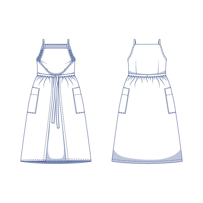fibre-mood-khloe-robe-patron-de-couture-robe-portefeuille-workwear-xs-xxxl image 6