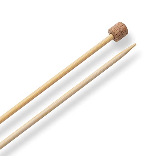 prym-aiguilles-tricoter-simple-pointe-en-bambou-33-cm-2-75-mm-naturel image 6
