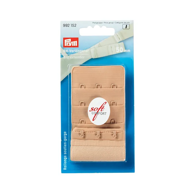 prym-originals-extension-soutien-gorge-souple-50-mm-3-crochets-beige image 1