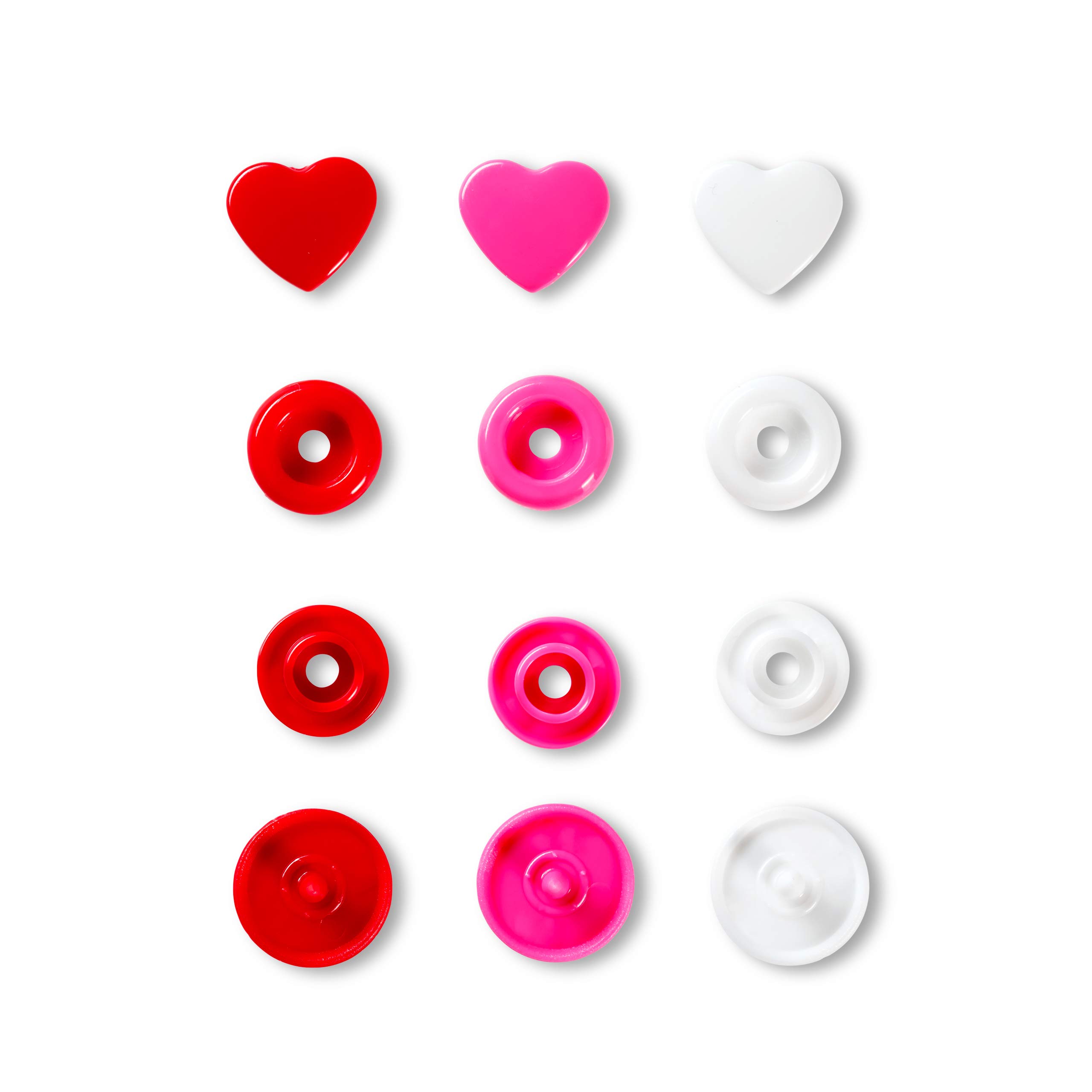 prym-love-attaches-pression-color-snaps-c-ur-12-4-mm-rouge-blanc-rose image 2