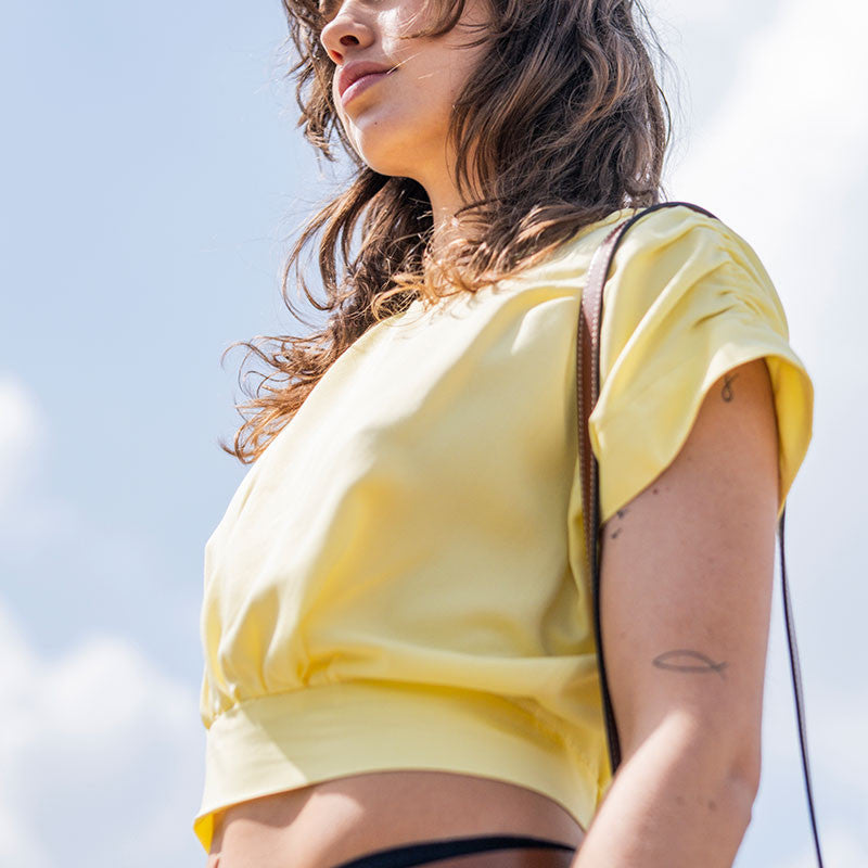 fibre-mood-ines-top-patron-de-couture-top-cropped-fronces-xs-xxxl image 2