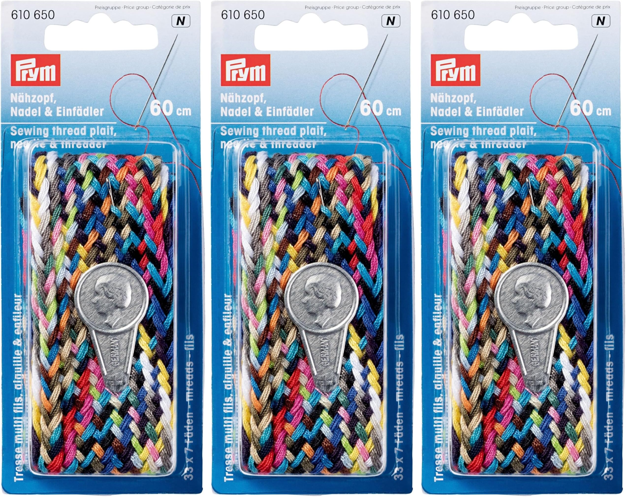 prym-tresse-multi-fils-60-cm-avec-aiguille-et-enfileur-33-coloris image 4