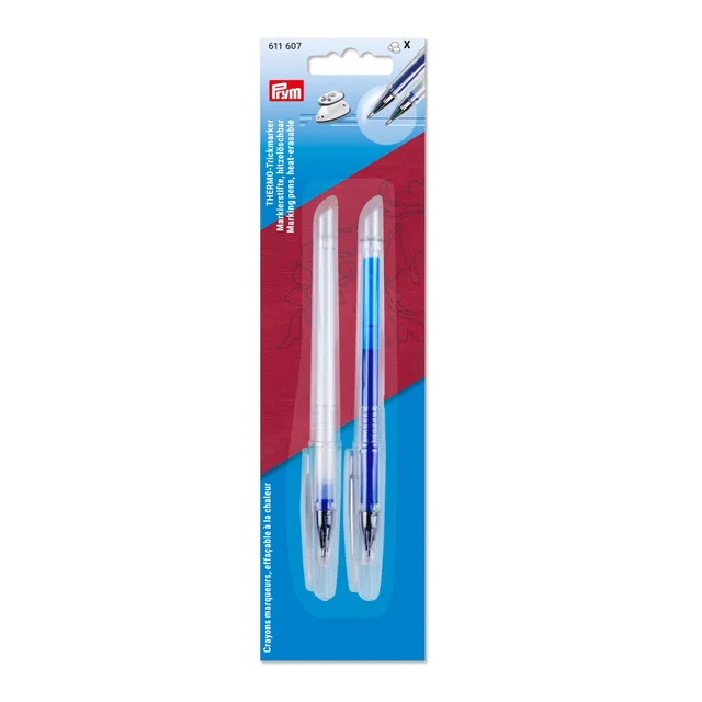 prym-611607-marqueur-thermique-effa-able-la-chaleur-lot-de-2-bleu-blanc image 1