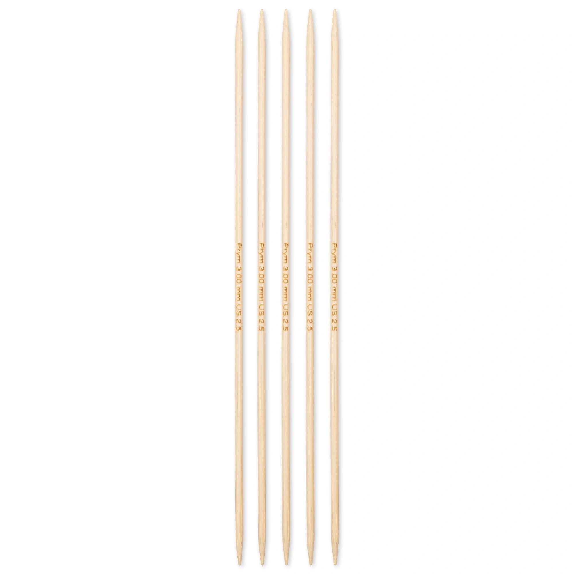 prym-222212-aiguilles-double-pointe-bambou-20-cm-3-00-mm image 2