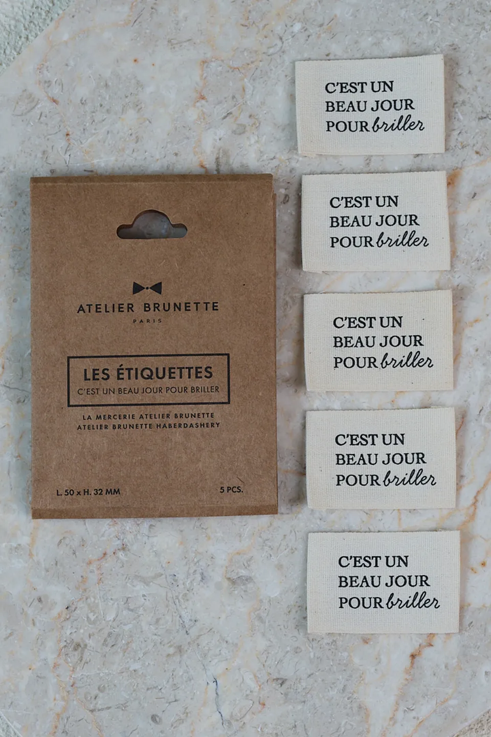 atelier-brunette-pack-tiquettes-c-est-un-beau-jour-pour-briller-x5 image 1