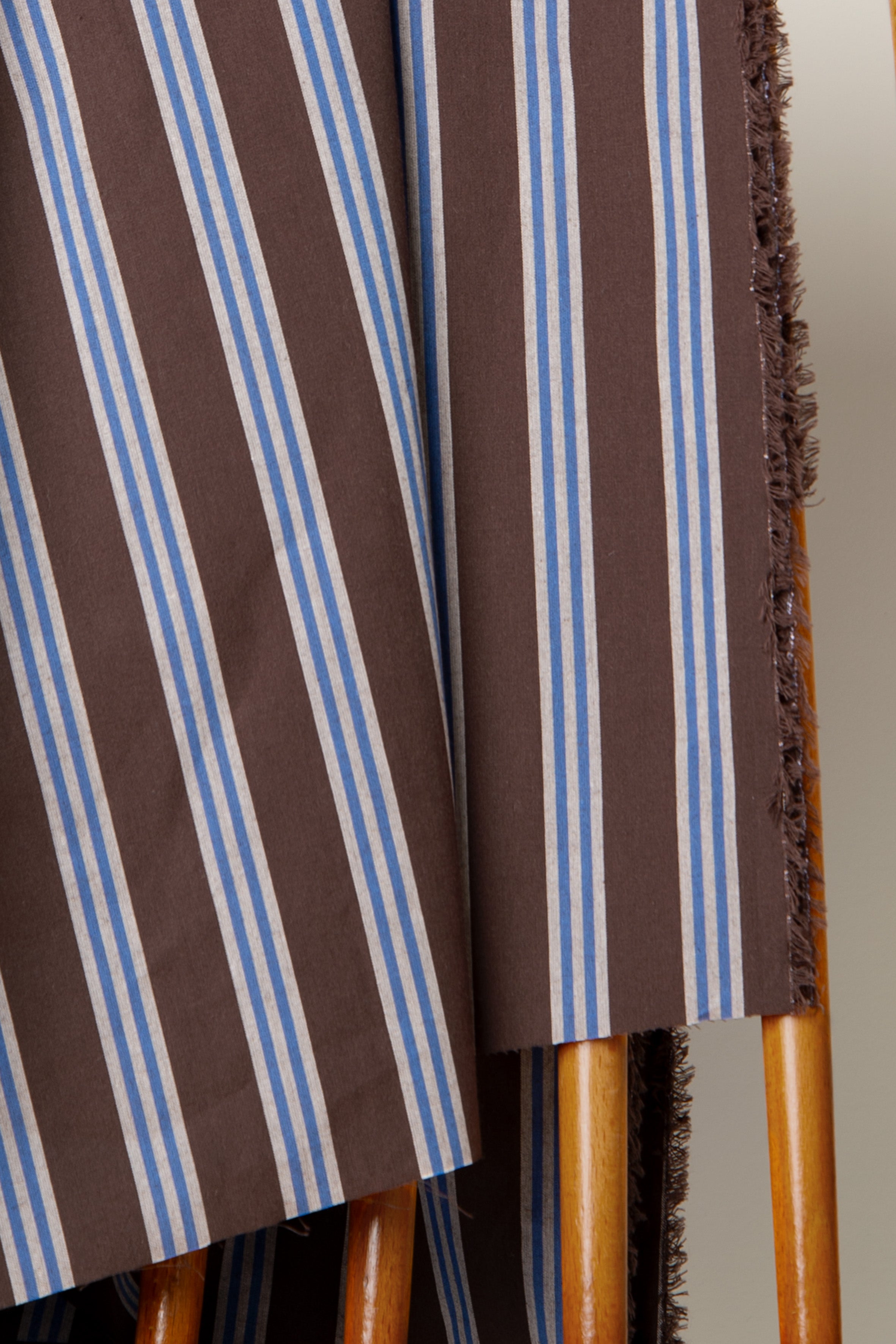 atelier-brunette-coupons-tissu-weave-line-oat-chocolate-s-rie-limit-e image 2