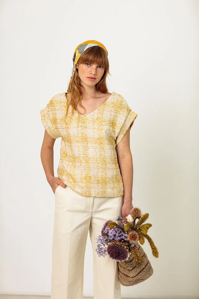 fibre-mood-ida-top-patron-de-couture-haut-r-versible-d-collet-v image 1
