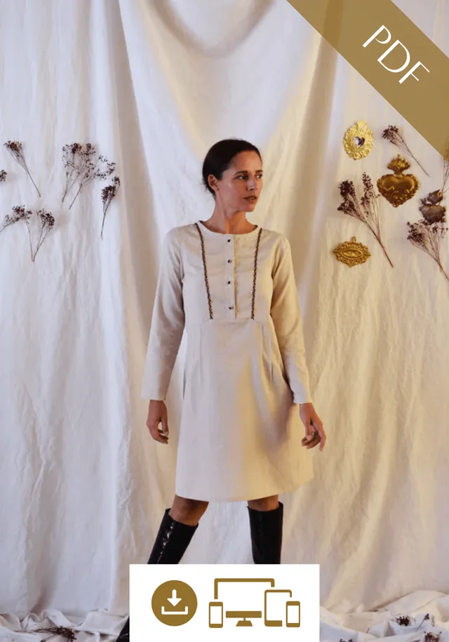maison-fauve-ma-a-patron-robe-et-blouse-femme-pdf-manches-bouffantes image 1