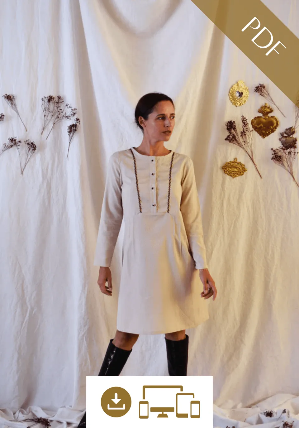 maison-fauve-ma-a-patron-robe-et-blouse-femme-pdf-manches-bouffantes image 1