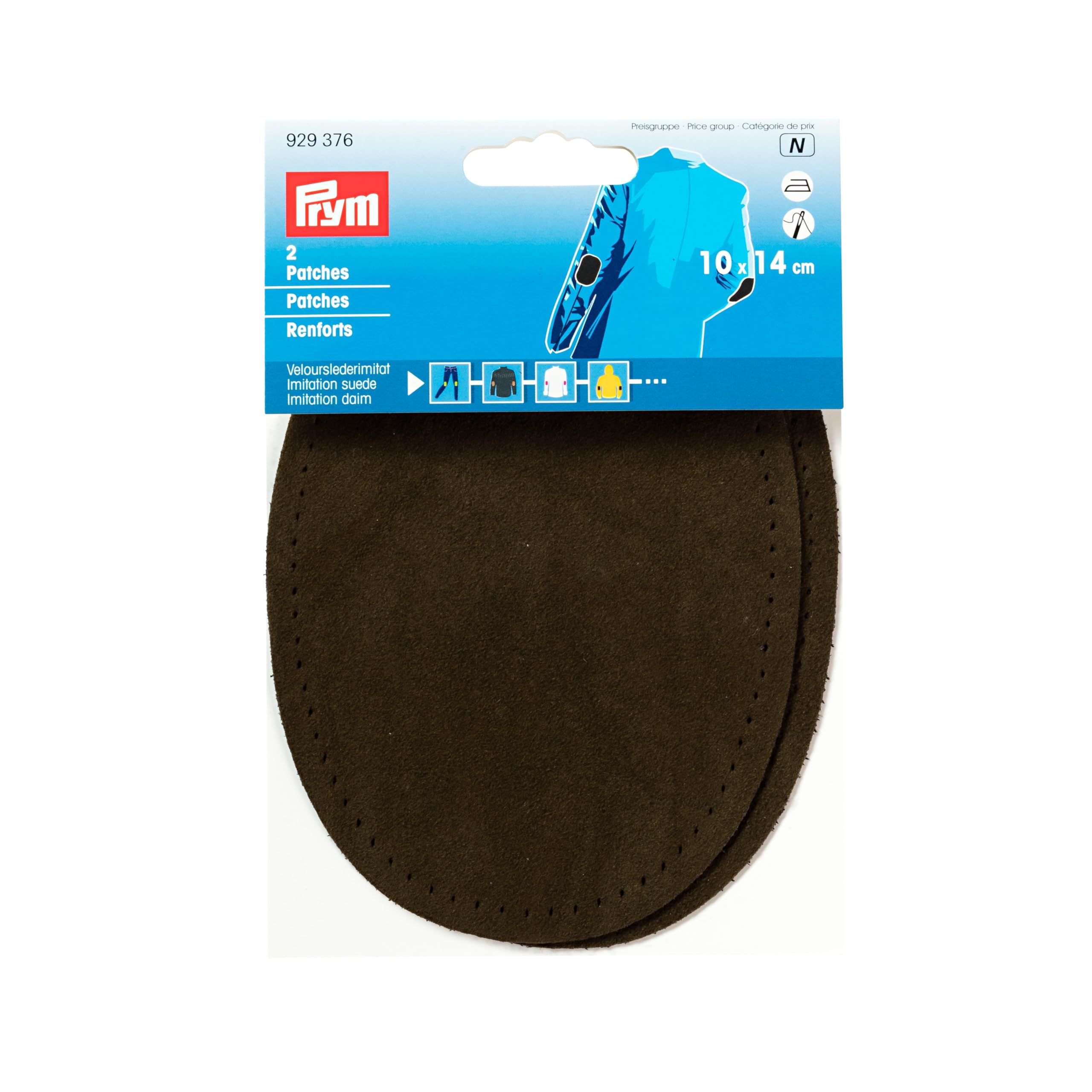 prym-929370-renforts-imitation-daim-thermocollants-10-x-14-cm-noir image 2