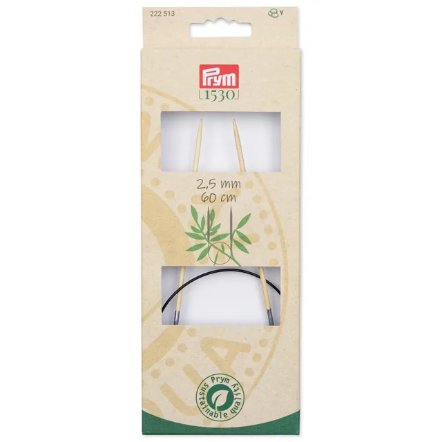 prym-1530-222513-aiguilles-circulaires-bambou-60-cm-2-50-mm image 1