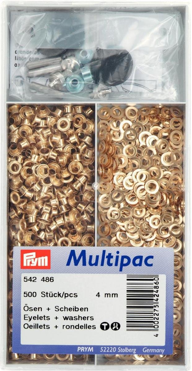 prym-oeillets-et-rondelles-14-mm-bronze-en-laiton-avec-outil-de-pose image 4