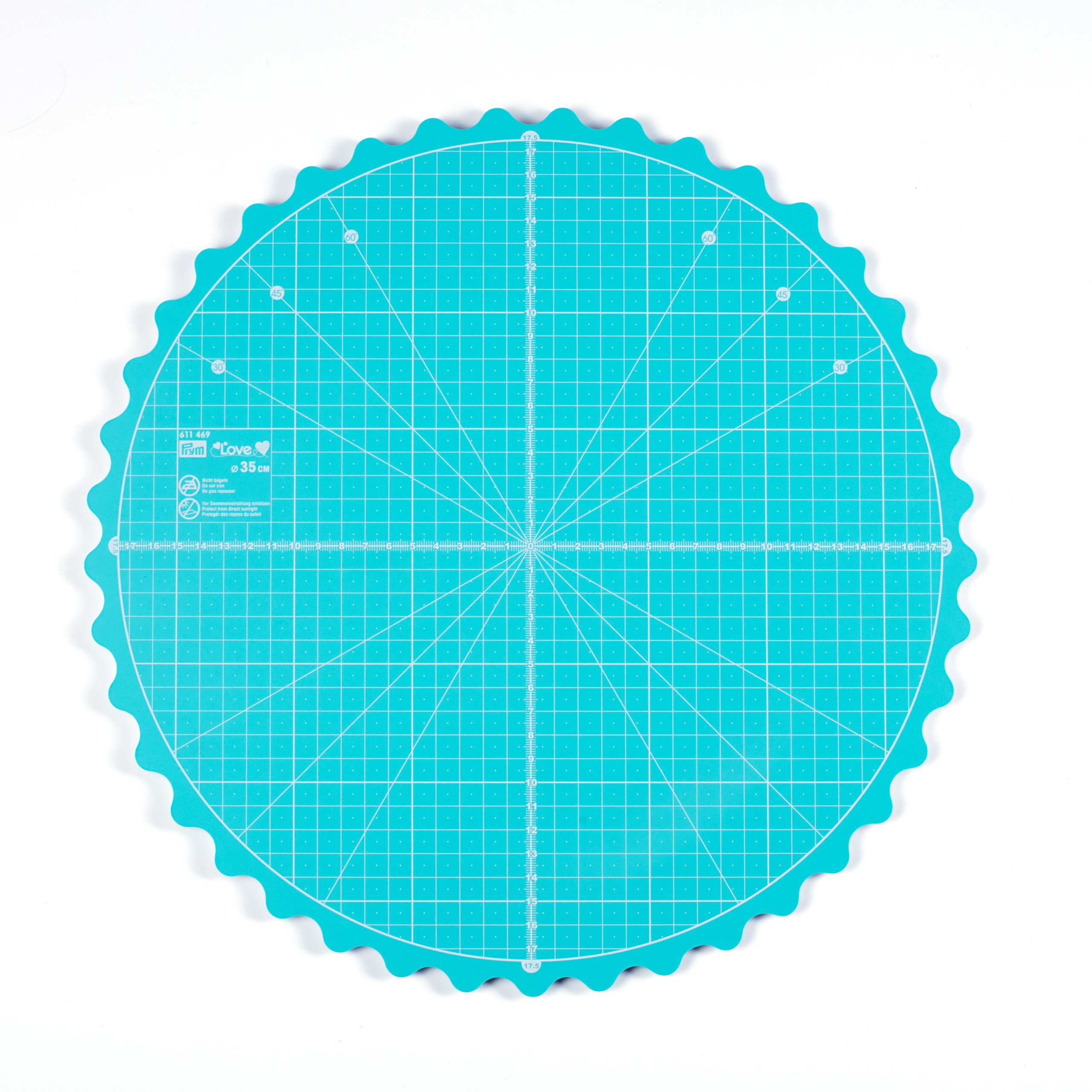 prym-love-tapis-de-d-coupe-rotatif-rond-35-cm-vert image 1