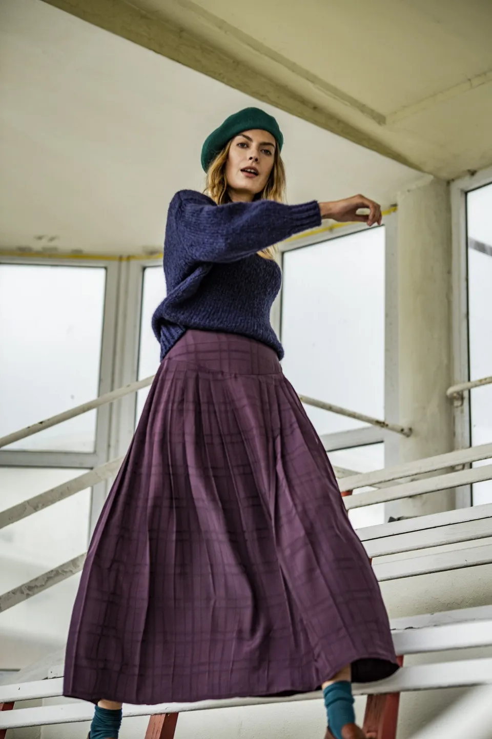 fibre-mood-amira-jupe-patron-de-couture-jupe-pliss-e-empi-cement image 1