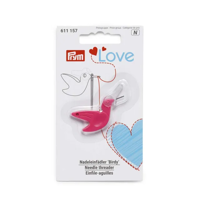 prym-love-enfile-aiguille-birdy-avec-coupe-fil image 1